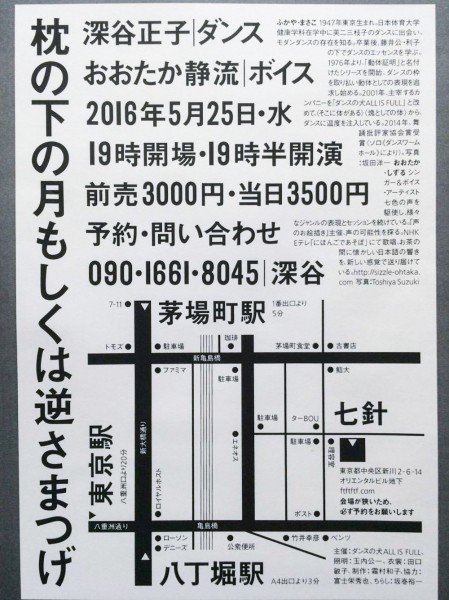 2016.5.25「枕の下の月もしくは逆さまつげ 」2
